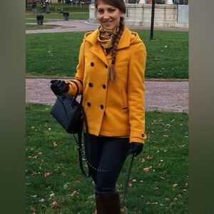 Autumn Coat mustard color